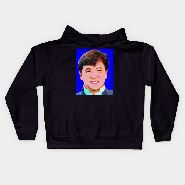 jackie chan Kids Hoodie by oryan80